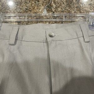 Men's Roundtree & Yorke Trademark Pleated Pants with Stripe 36 x 30